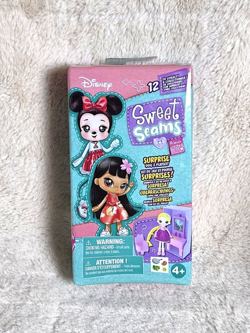 New Disney Toy "Sweet Seams" Figure Mystery Doll Playset - SEALED